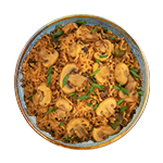 Mushroom Pilau 