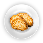 5 Slices Garlic Bread 
